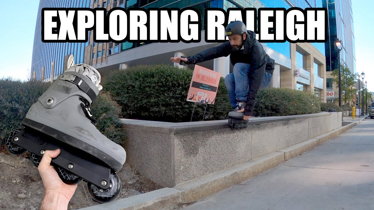 Exploring Raleigh with Them 909 and Compass 80mm // Inline Skating
