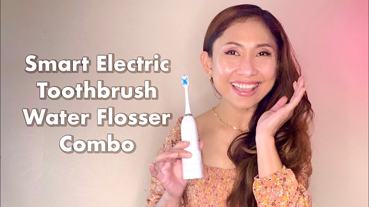 Game Changer! Smart 2 in 1 ELECTRIC TOOTHBRUSH with WATER FLOSSER ~ Marchpower