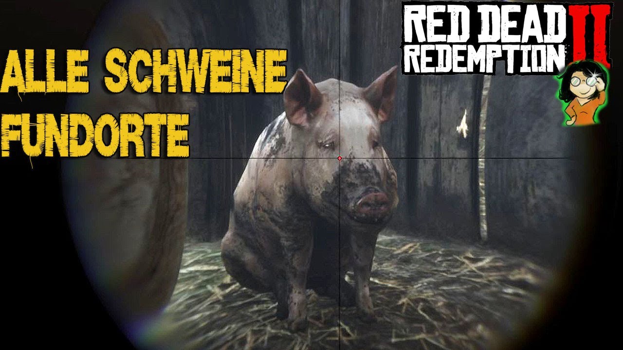 Red Dead ONLINE - Schon Schwein gehabt ?  Alle Schweine Fundorte | deutsch RDO