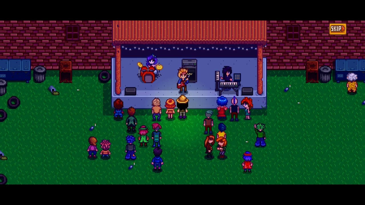 Stardew Valley | Sam's band Cutscene