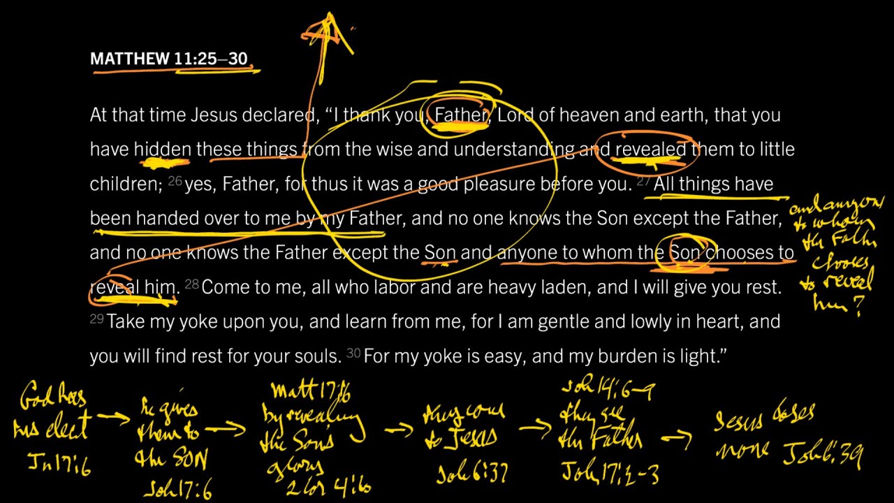 We Cannot See Jesus Without God: Matthew 11:25–30, Part 4