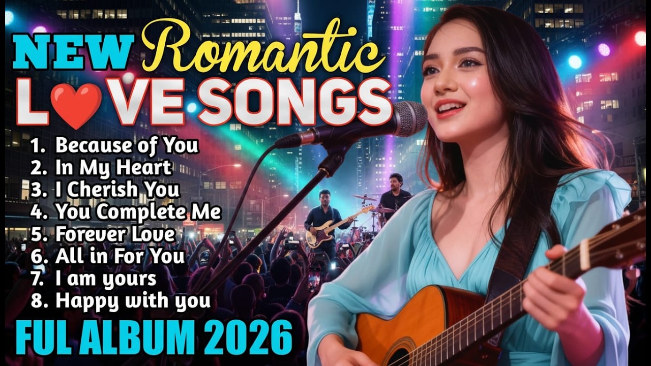 Romantic Love Songs 2026 💕 Best Soft & Emotional Ballads | Easy-Listening Love Playlist for Relaxing