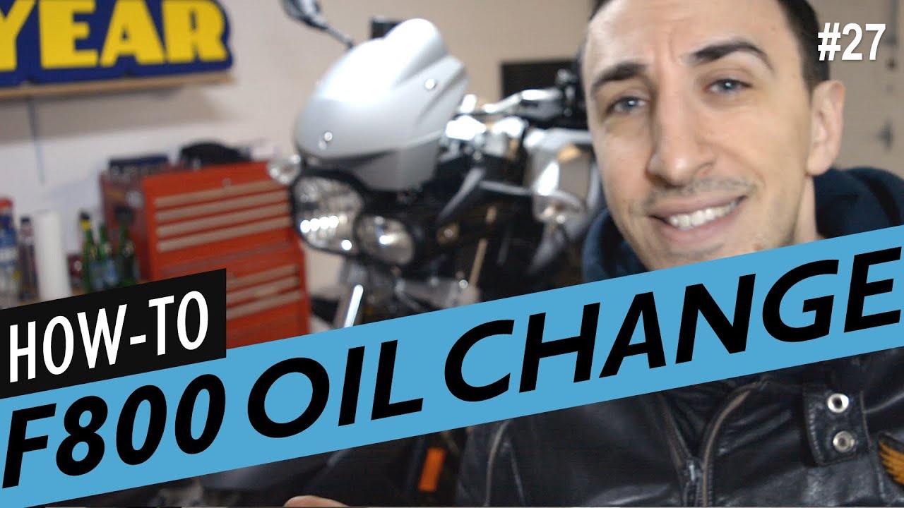 BMW F800R: как заменить масло и фильтр