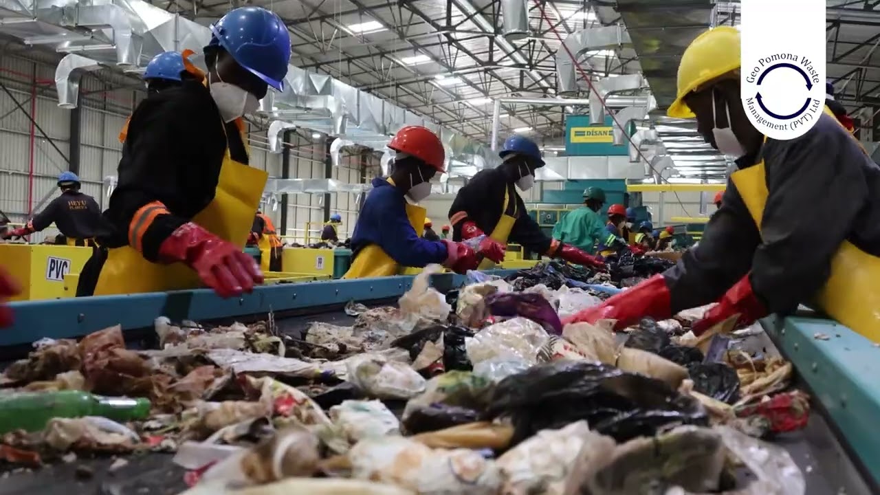 Giving waste a whole new identity! Here is a snipet of our sorting plant. 