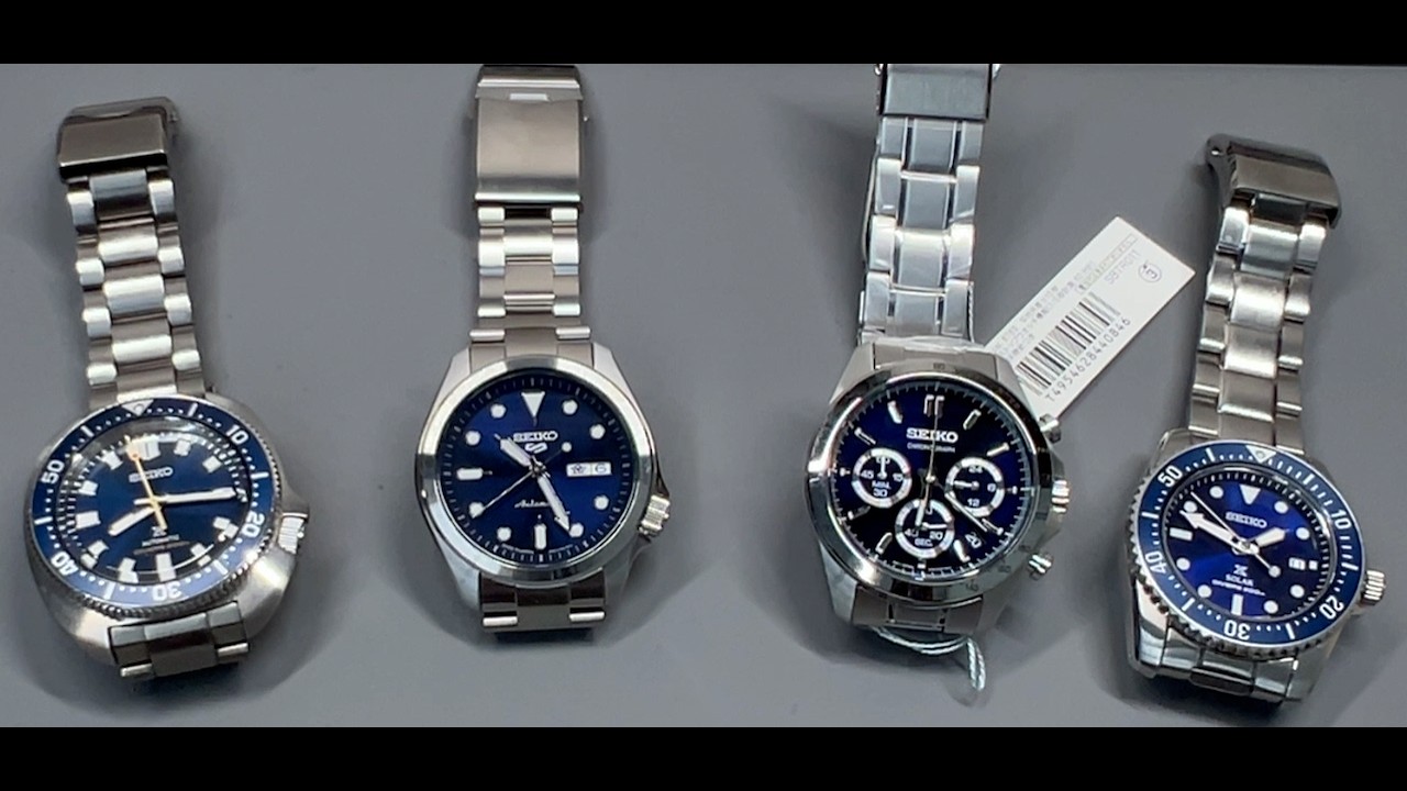 4 Blue Dial Seikos (Prospex, Seiko 5, Spirit & Solar) | WELCOME 2 THE SEIKOWARD