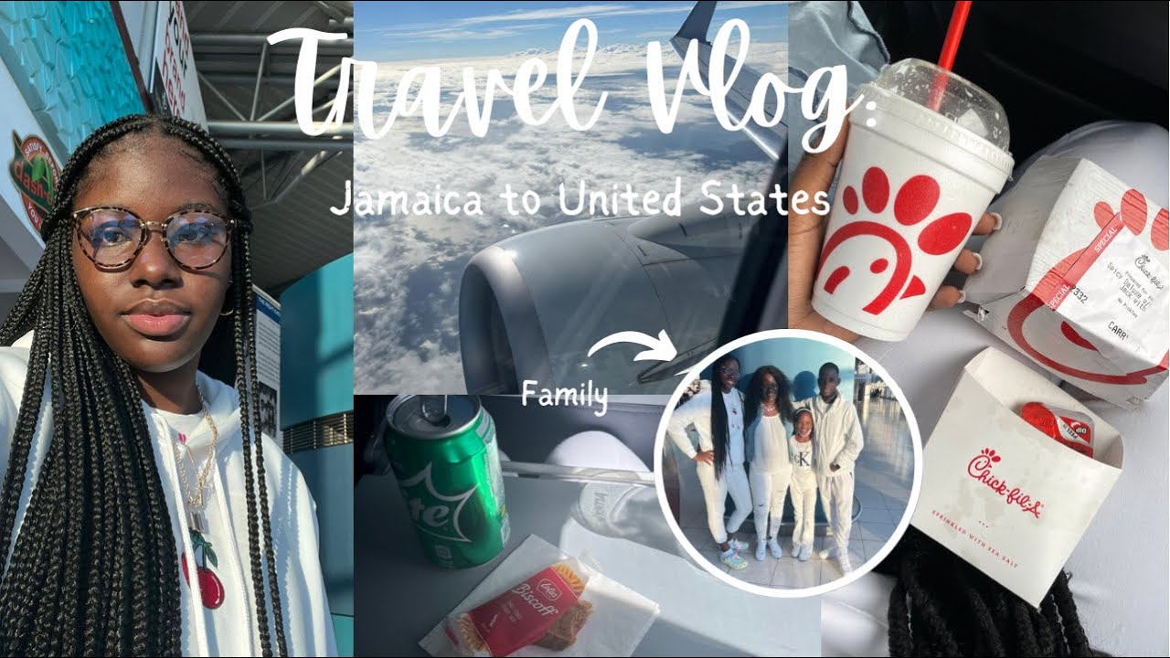 Travel Vlog | Migrating from Jamaica to the United States | Naeya’s Life | *chaotic*