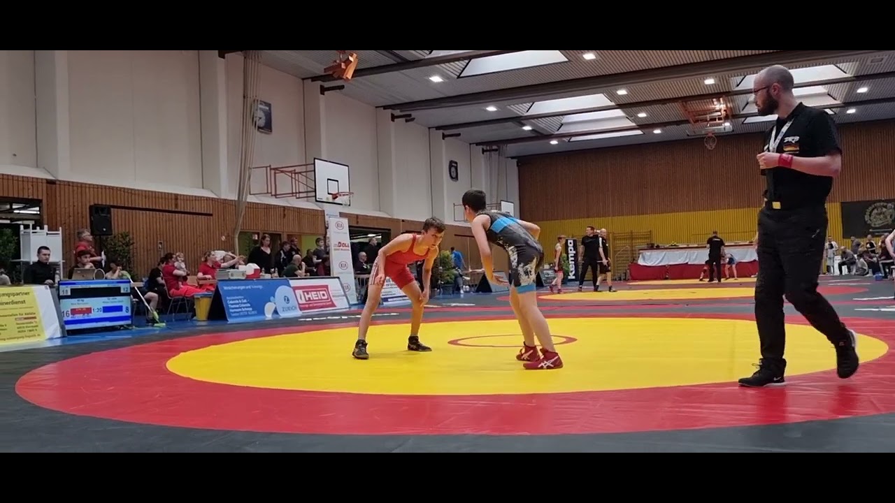 Deutsche Mannschaftsmeisterschaft Ladenburg 2022 (Recep Tayyip/Fellbach) #wrestling #wrestler