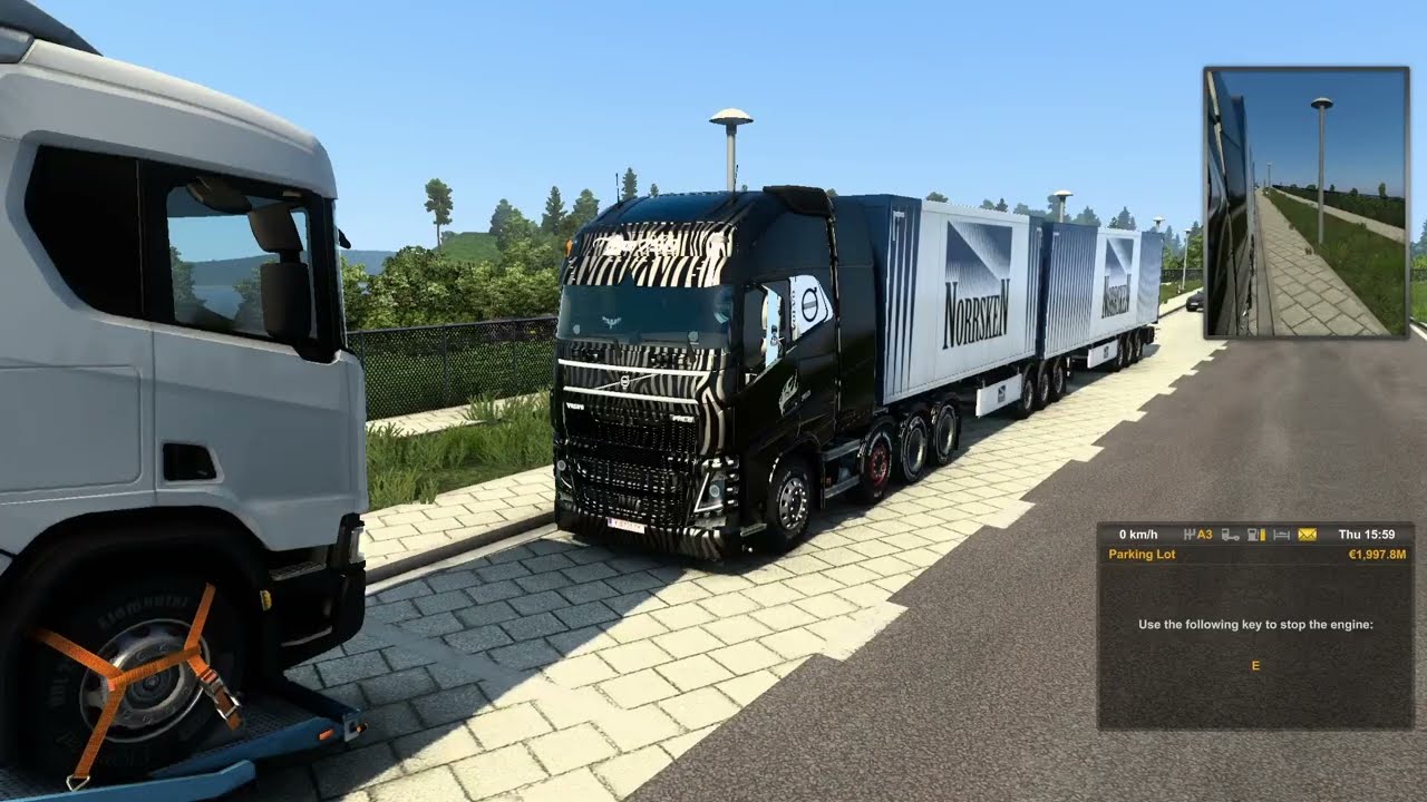 Crossing Borders: Epic Road Train Journey from Stockholm to Dresden in ETS 2!