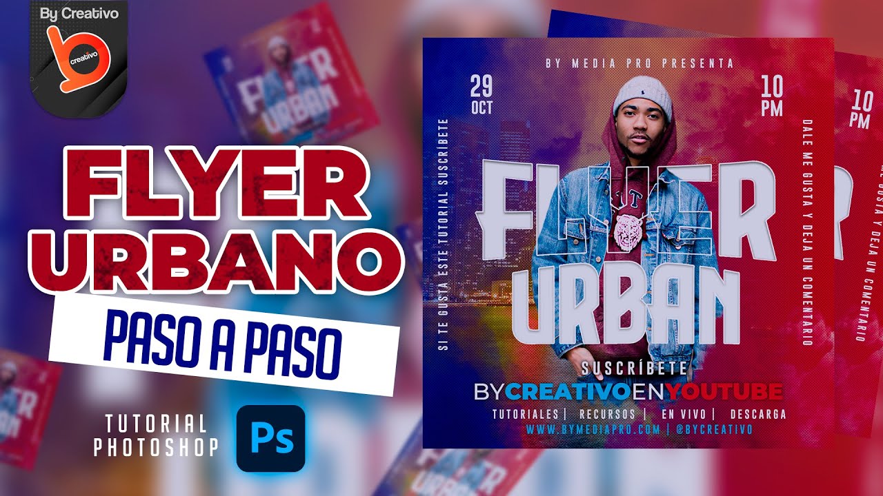 ¡Descubre Cómo Diseñar un Flyer Urbano con Estilo en Photoshop!