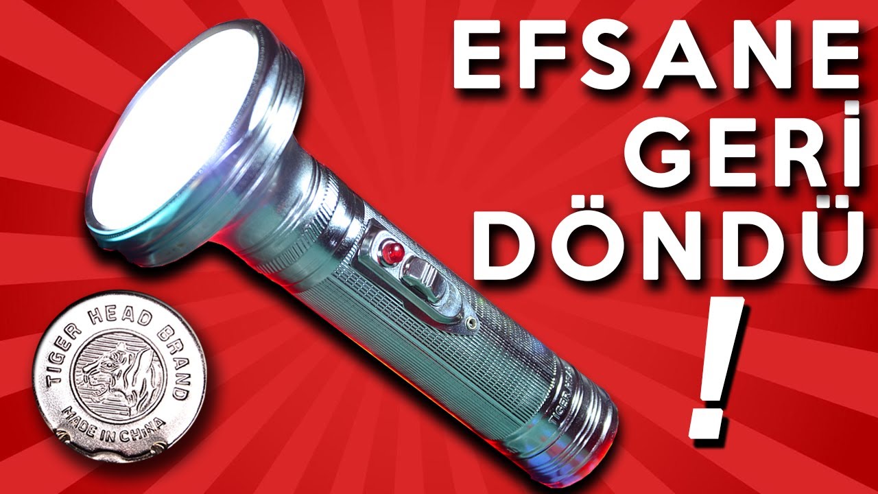 El Feneri LED Dönüşümü Nasıl Yapılır? Efsane Tiger Head Brand!