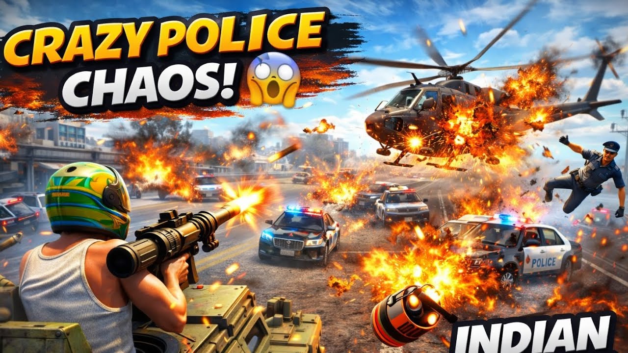 Grenade Launcher vs Police 🚔 | Indian Vehicles 3D