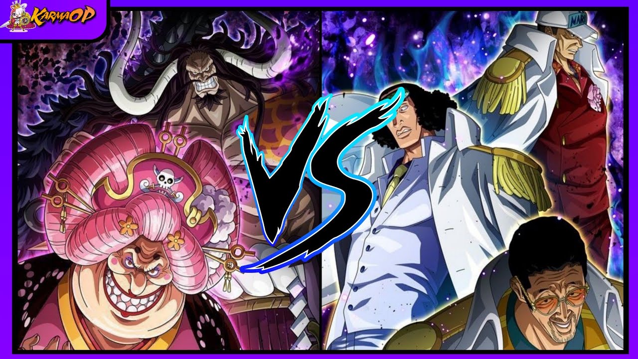 Yonkous vs Almirantes: quem são os mais fortes em One Piece?