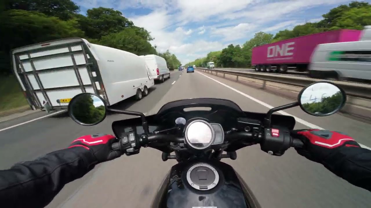 On the Road with the cruiser Honda Rebel 1100