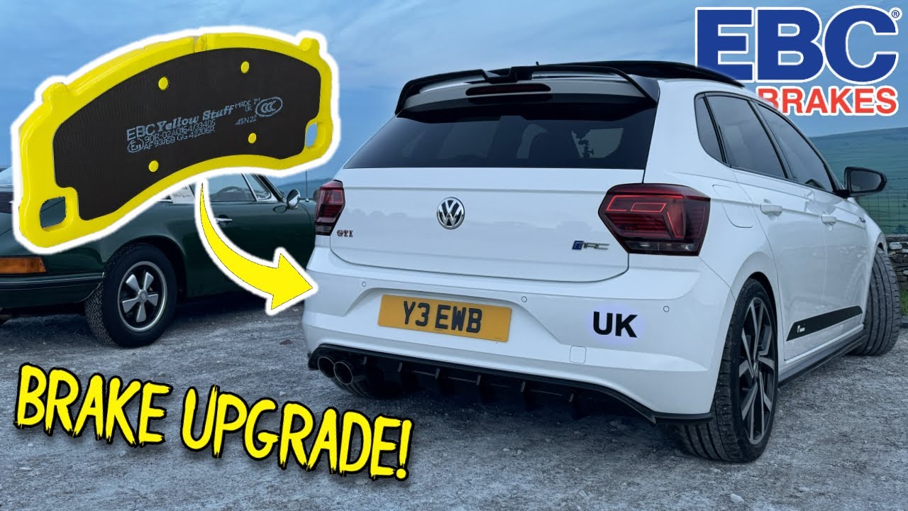 EBC YELLOWSTUFF BRAKE PAD INSTALL ON MY POLO GTI!
