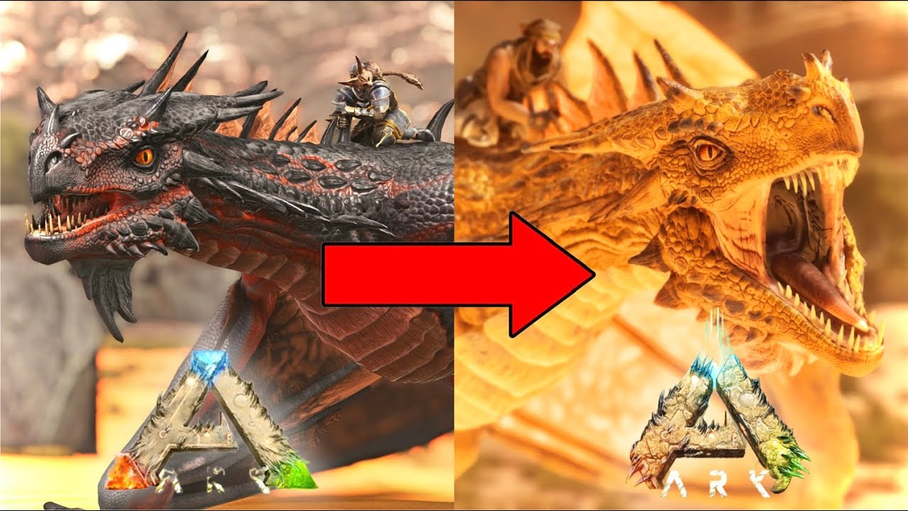 Ark Scorched Earth Ascended Creature Comparison!