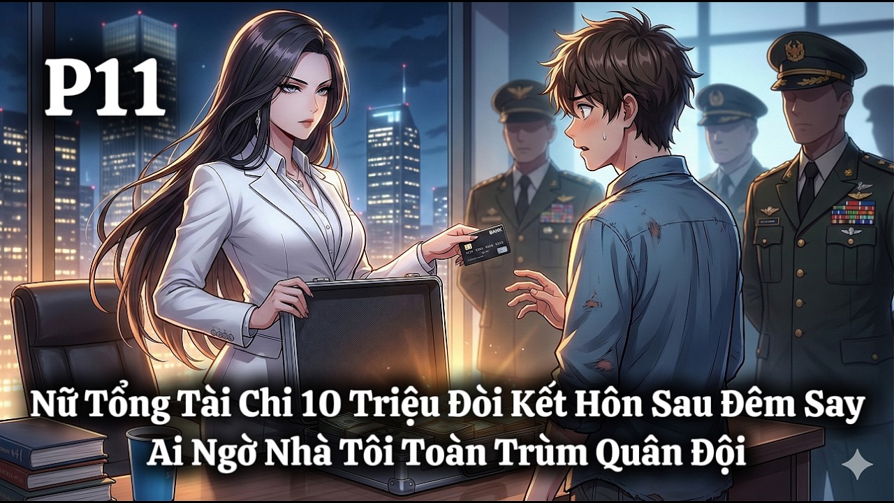 Nữ Tổng Tài Chi 10 Triệu Đòi Kết Hôn Sau Đêm Say, Ai Ngờ Nhà Tôi Toàn Trùm Quân Đội | P11