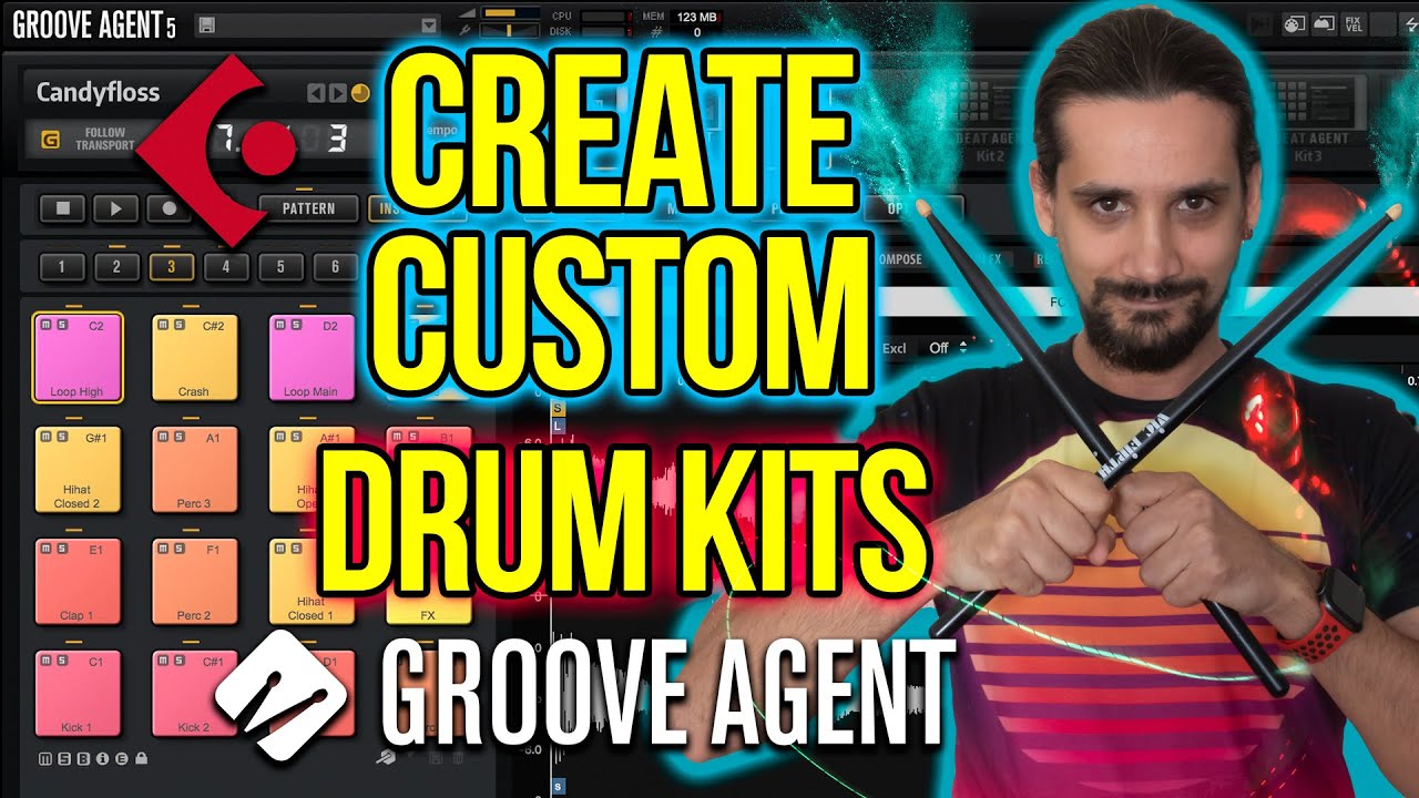 Создание собственных наборов ударных в Groove Agent SE — от начала до конца #cubase #grooveagent ...