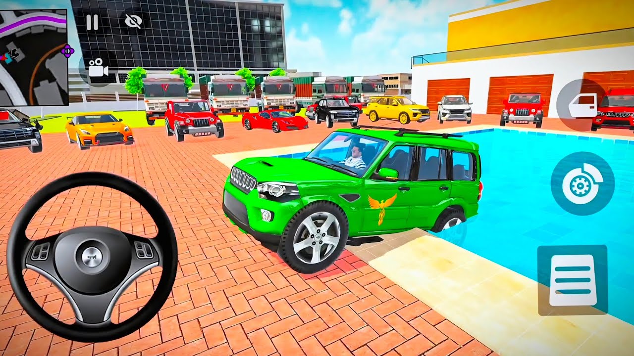 🤩Car Bike Game: Franklin Order In Indian Black Car And drives A Indian Police SUV Game🎯 Must watch