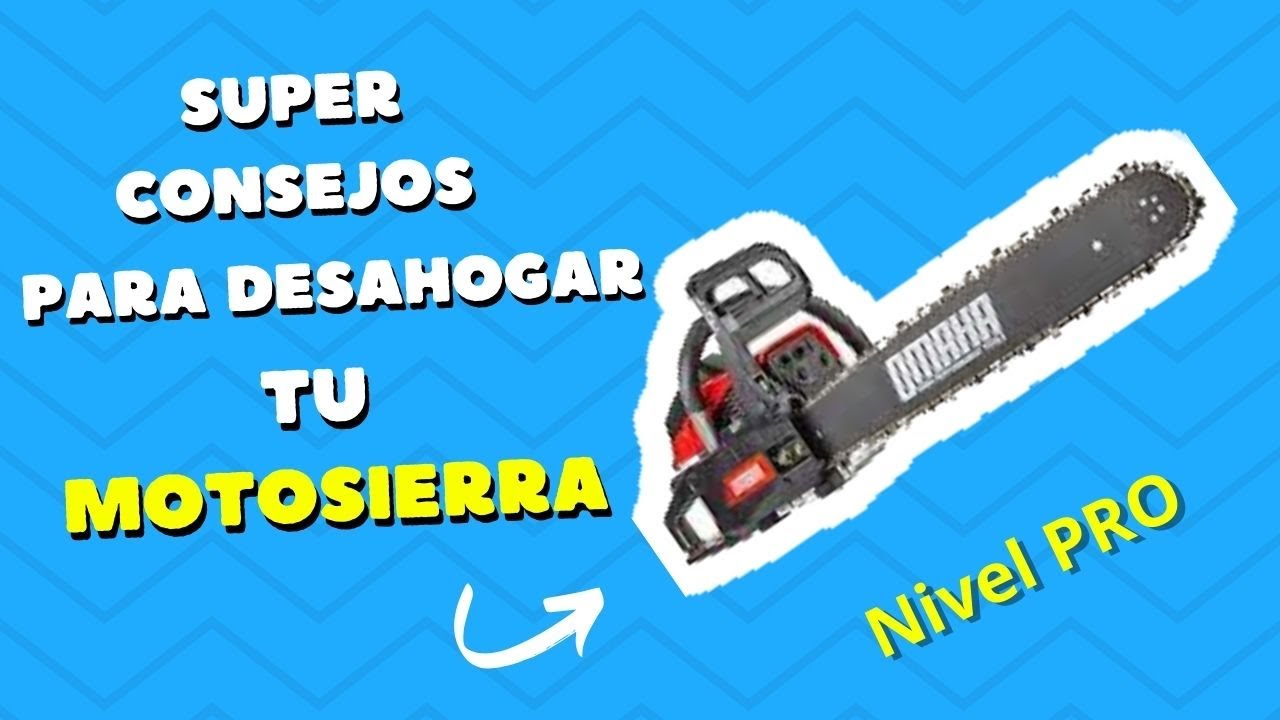 👍CÓMO DESAHOGAR una motosierra en 5 MINUTOS (Nivel PRO)👍Guía Rápida y Sencilla. #pasoapaso