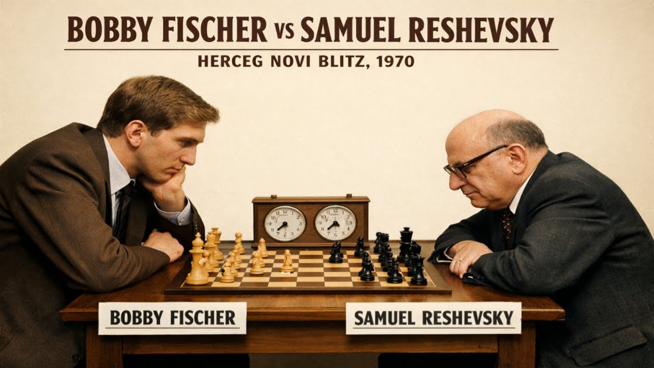 Bobby Fischer vs Samuel Reshevsky - Herceg Novi Blitz, 1970