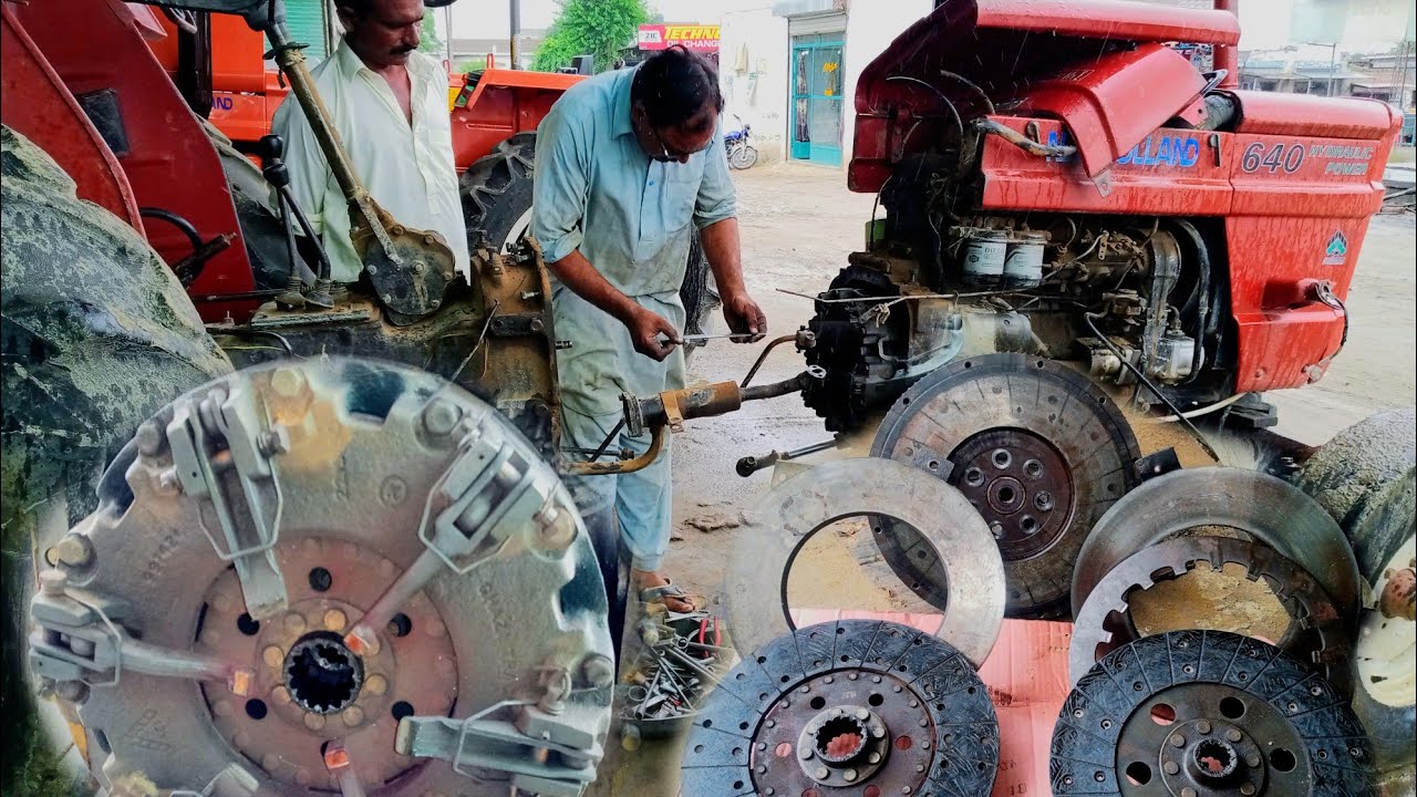 Tractor 640 Clutch Plate Repairing || How to Repair of Tractor Clutch Plate || Beautiful Process
