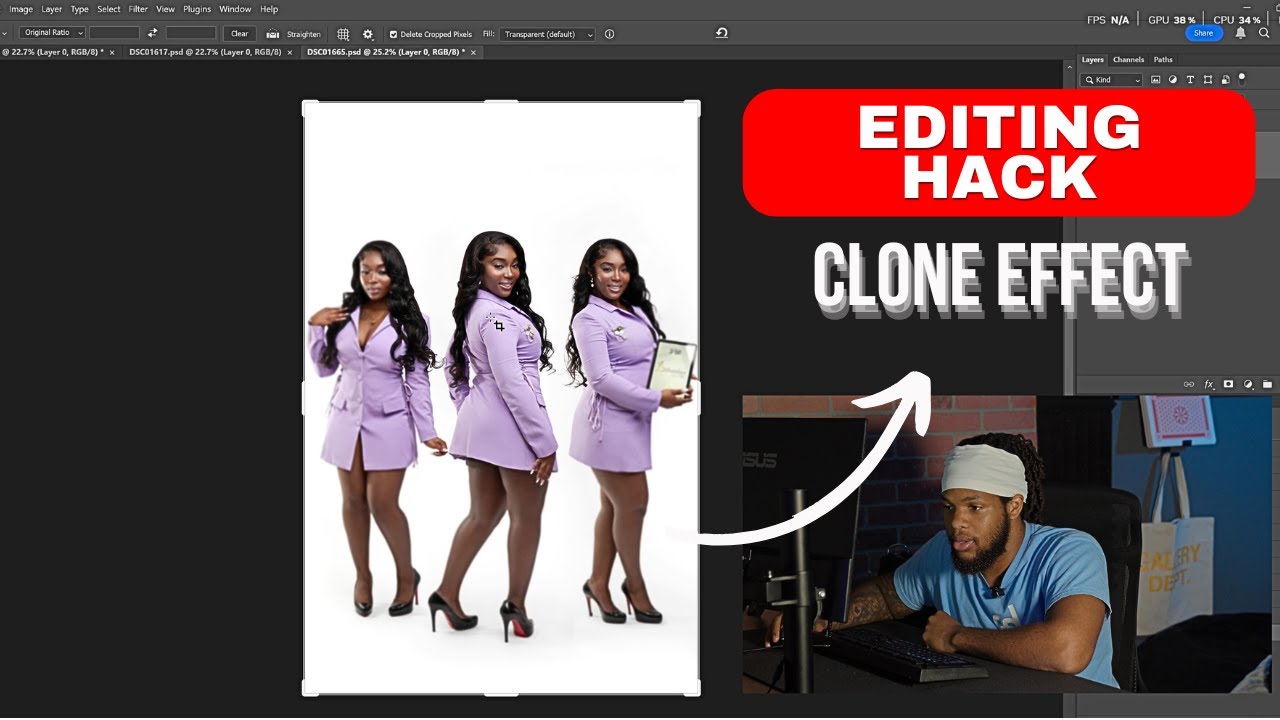 THE EDITING HACK I WISH I KNEW SOONER | CLONE EFFECT (PHOTOSHOP)
