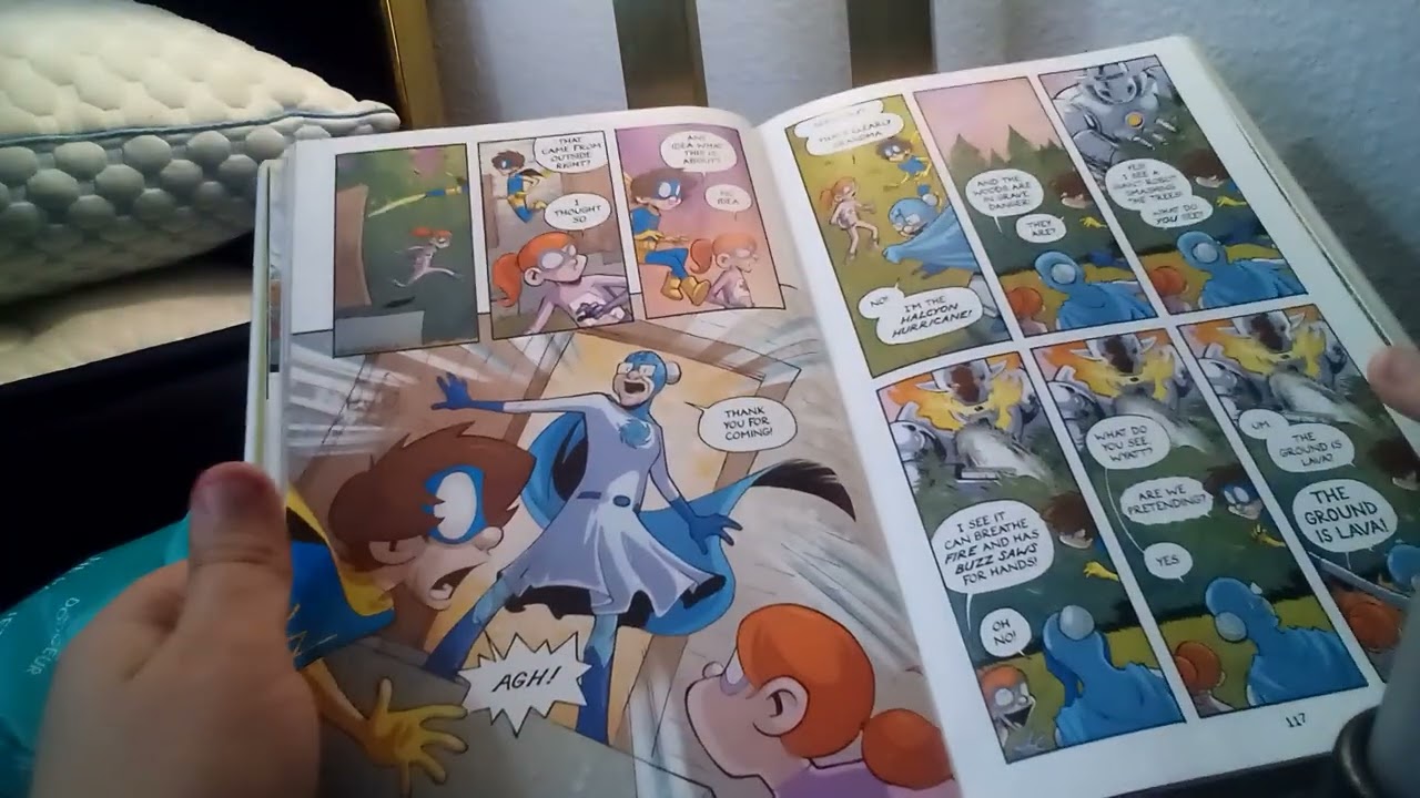 Reading sort of super with Elias the hedgehog part 8