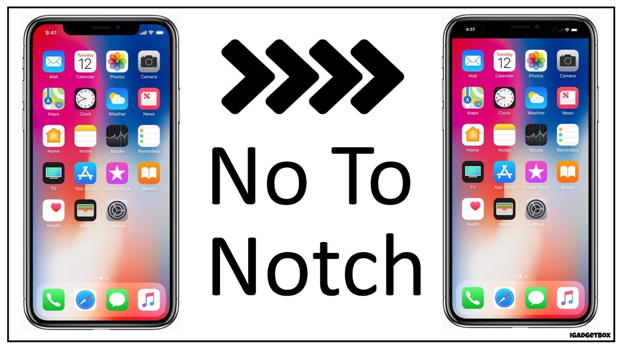 How To Remove iPhone X Notch | Free
