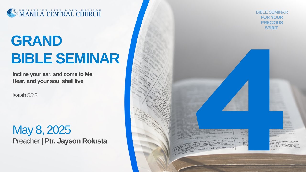 Bible Seminar Session 4 - Sin and Judgment