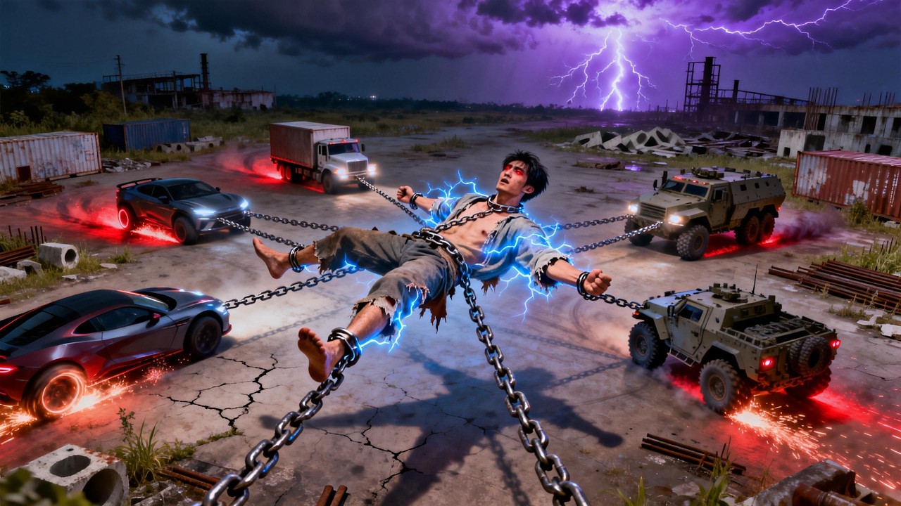 Poor man torn apart by five carts, awakens divine soul, he’s the invincible god!#revenge #movie