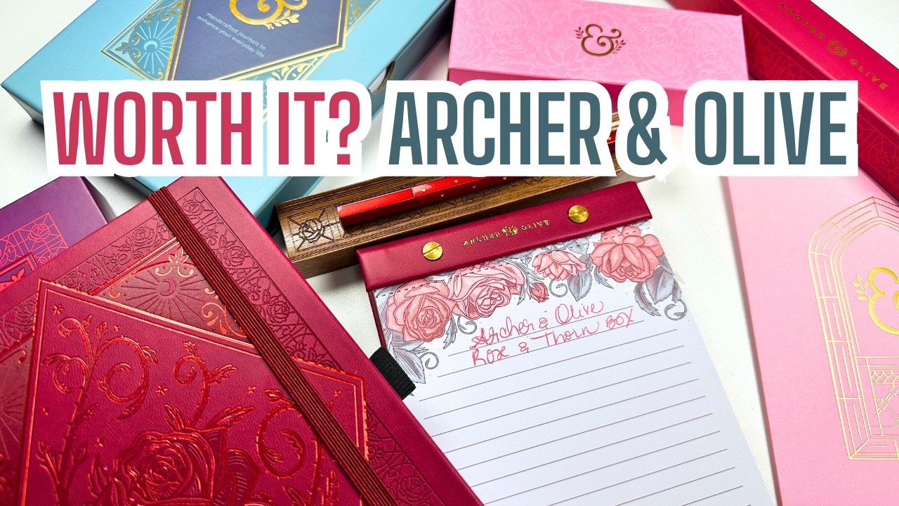 Unboxing Archer & Olive Valentines Box 💗 See Inside My Journals!
