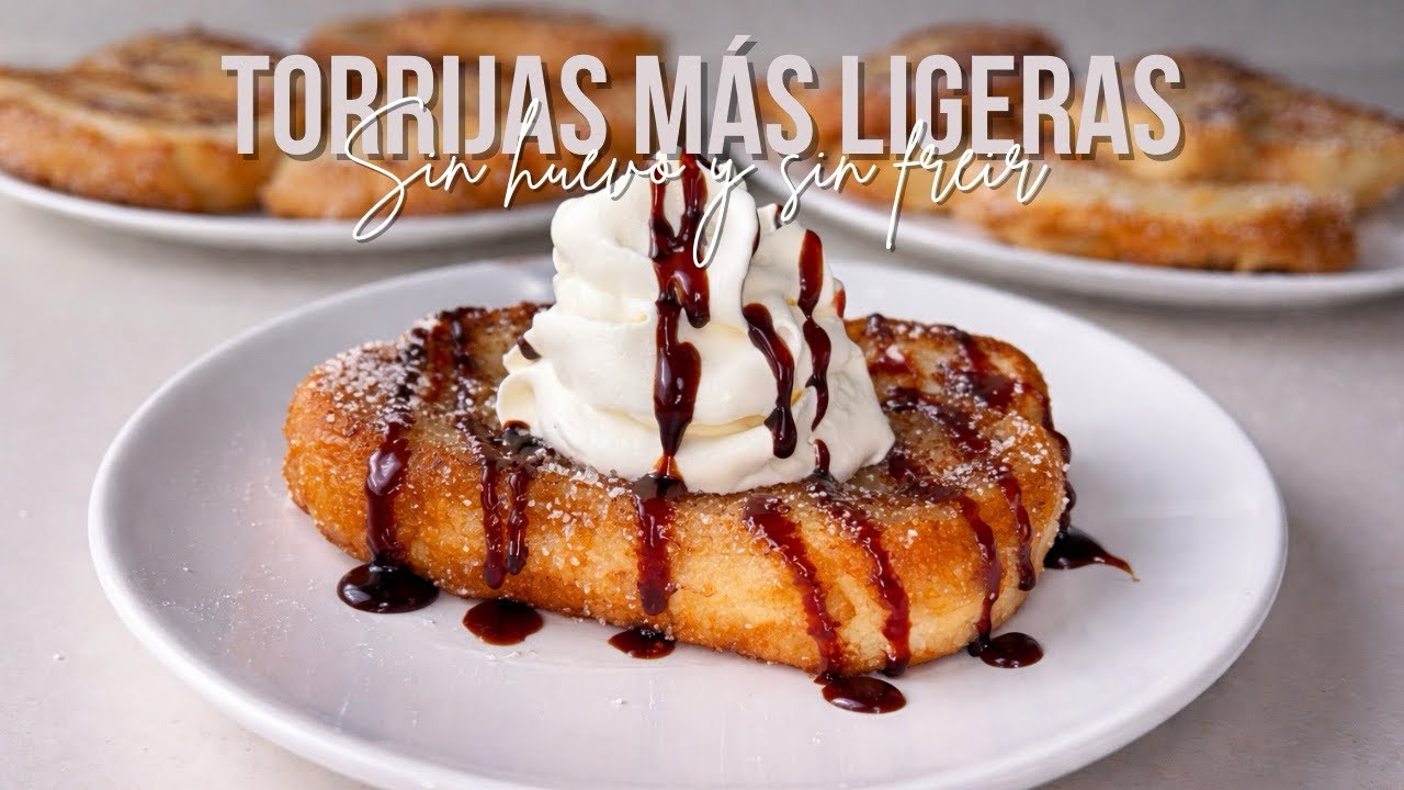 TORRIJAS SIN FREÍR y SIN HUEVO 🔥 Más ligeras y súper jugosas | Receta de Semana Santa 