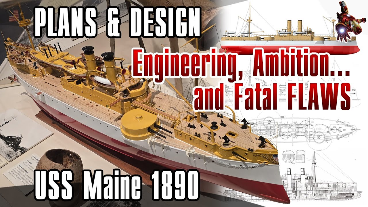 Броненосный крейсер USS MAINE (ACR-1) 1890: ПЛАНЫ И ПРОЕКТИРОВАНИЕ * Инженерные решения, амбиции…...