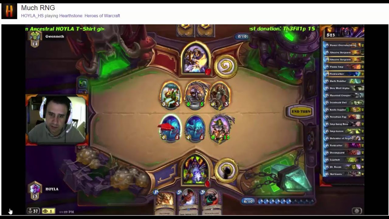 Hearthstone 2016 - Hoyla RNG Love