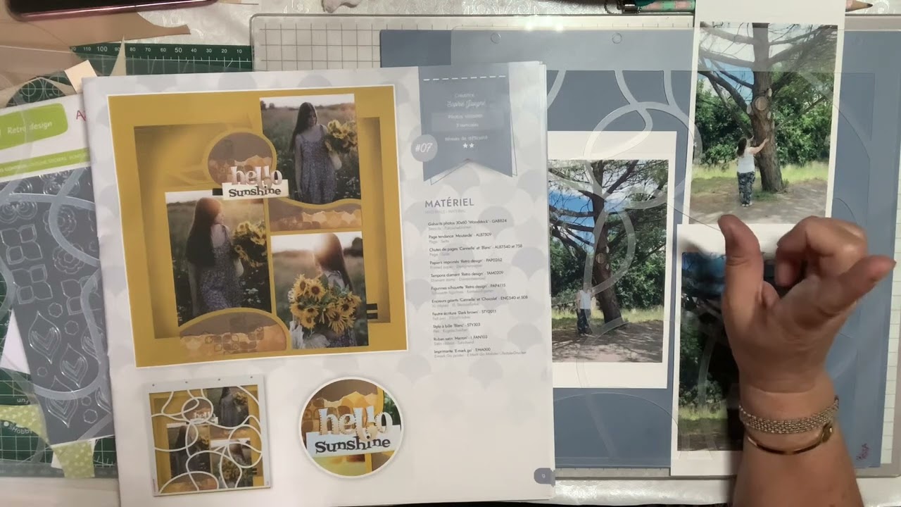 Présentation kit azza studio Monaco et une petite page ensemble 😉