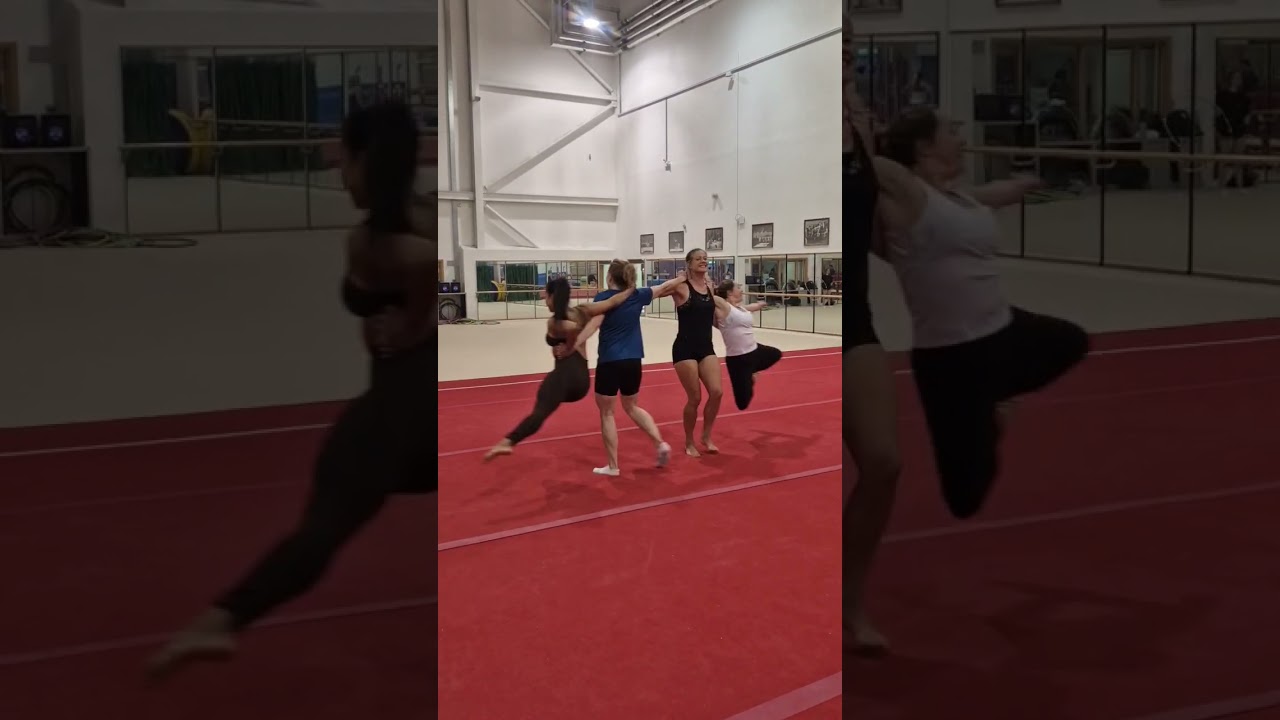 Loved this group challenge, so pretty 😍 #fun #gymnastics #challenge #group
