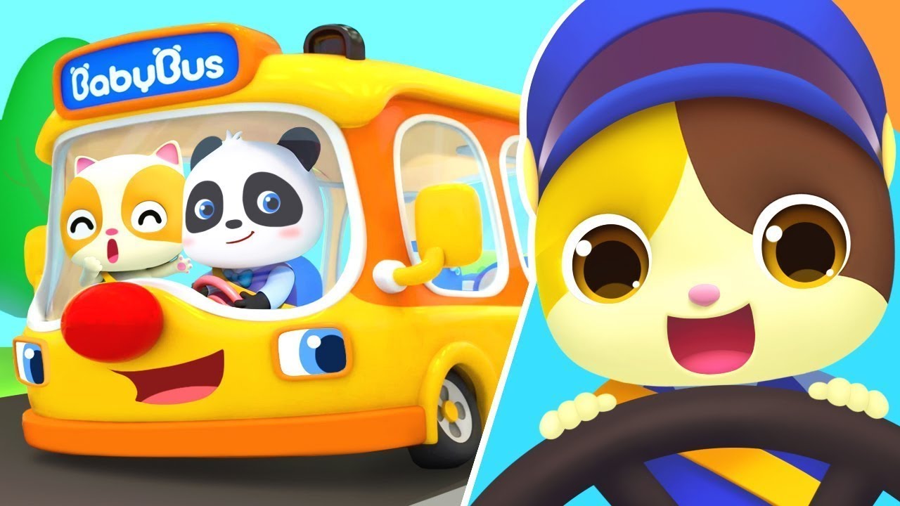 Vroom Vroom xe buýt đến rồi | Chuyến xe buýt của mèo con | Nhạc thiếu nhi vui nhộn | BabyBus