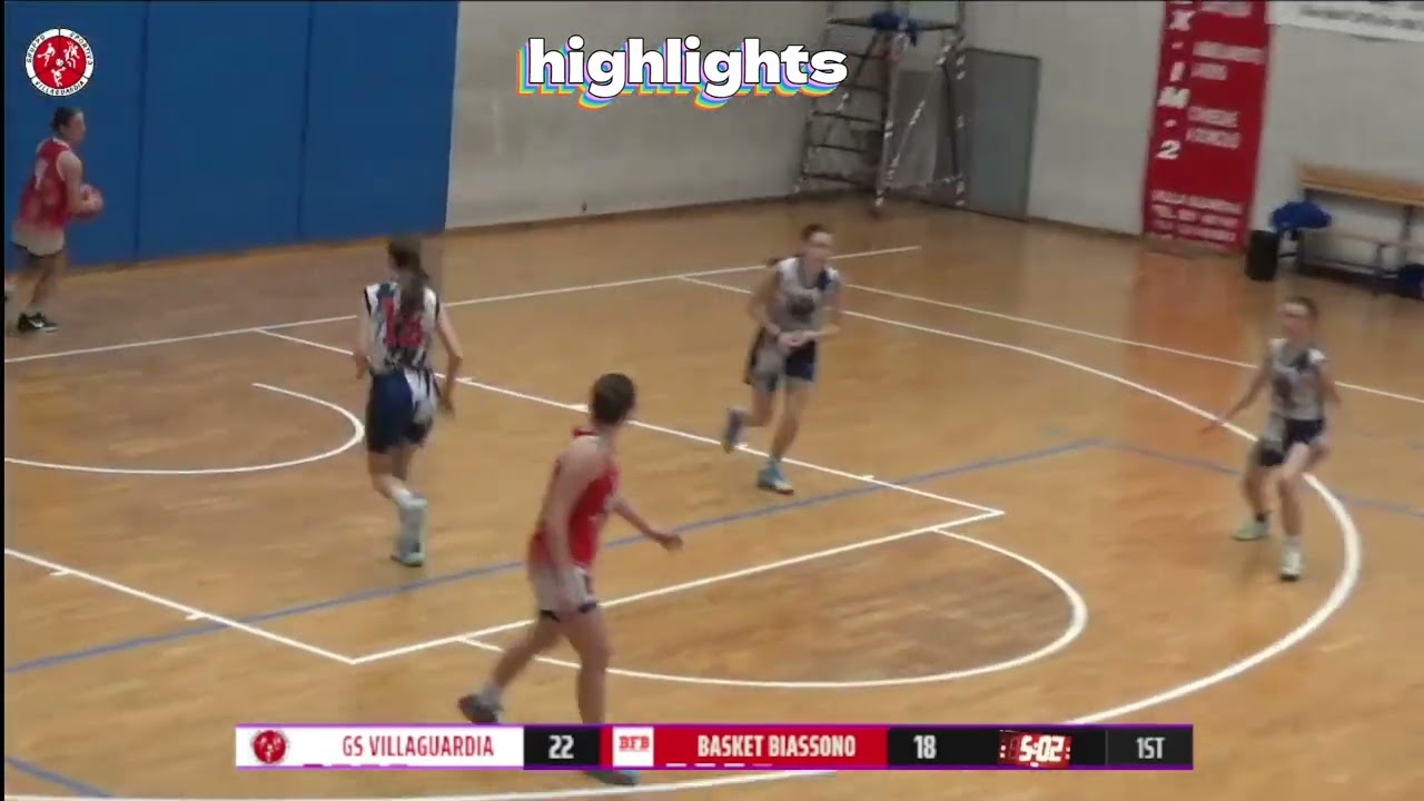 Highlights Under 17 F GS VILLAGUARDIA - BASKET BIASSONO 01-03-26 15:00