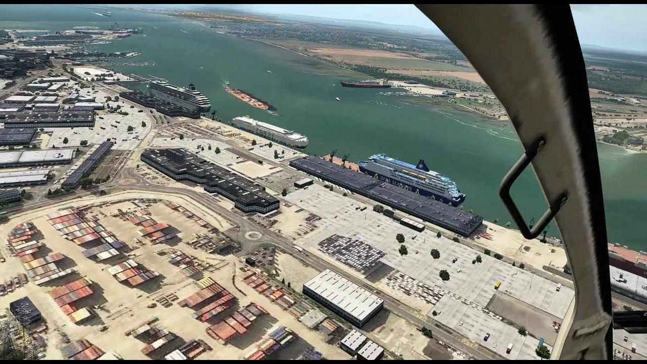 ORBX True Earth + My own Ortho4xp textures in XPlane 11 - Helico trip