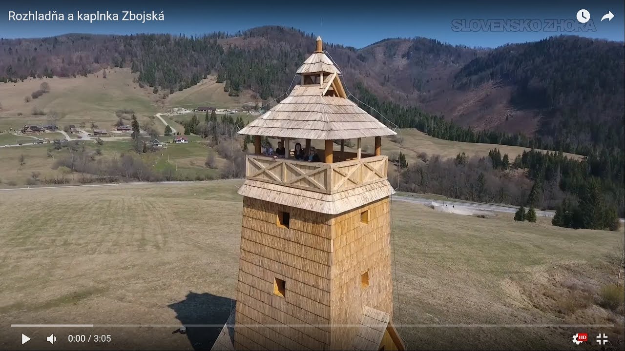 Rozhladňa a kaplnka Zbojská