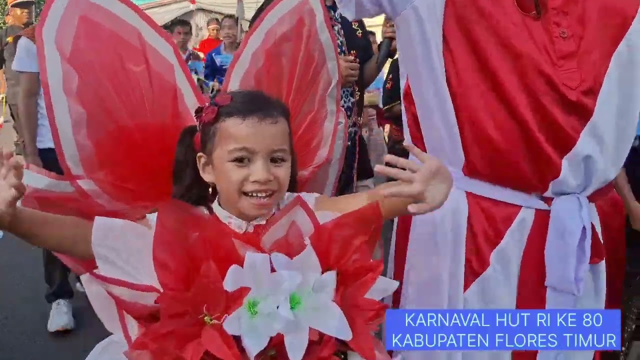 Karnaval HUT RI ke 80 Tingkat Kabupaten Flores Timur, 15 Agustus 2025
