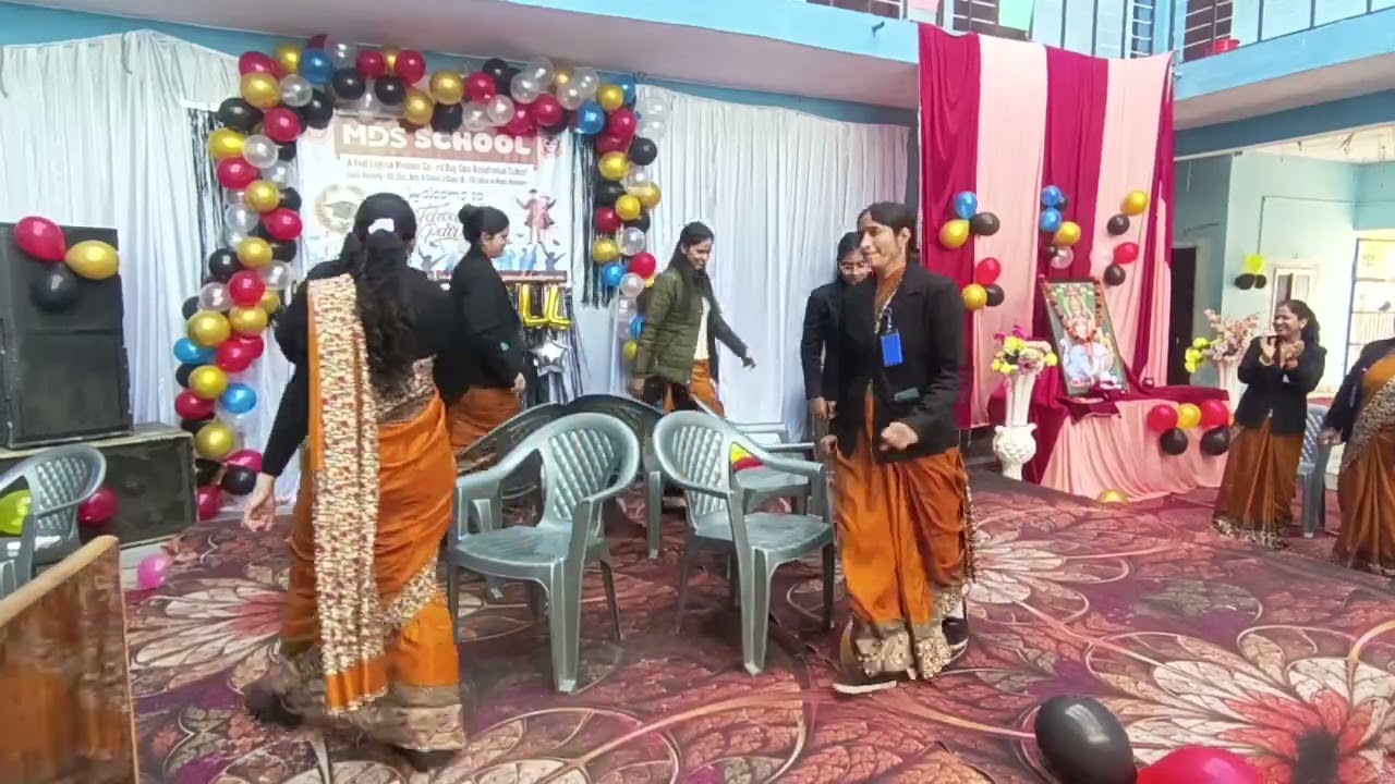 Musical Chair Competition amongst Ladies Staff in Farewell Party at MDS School - NKT