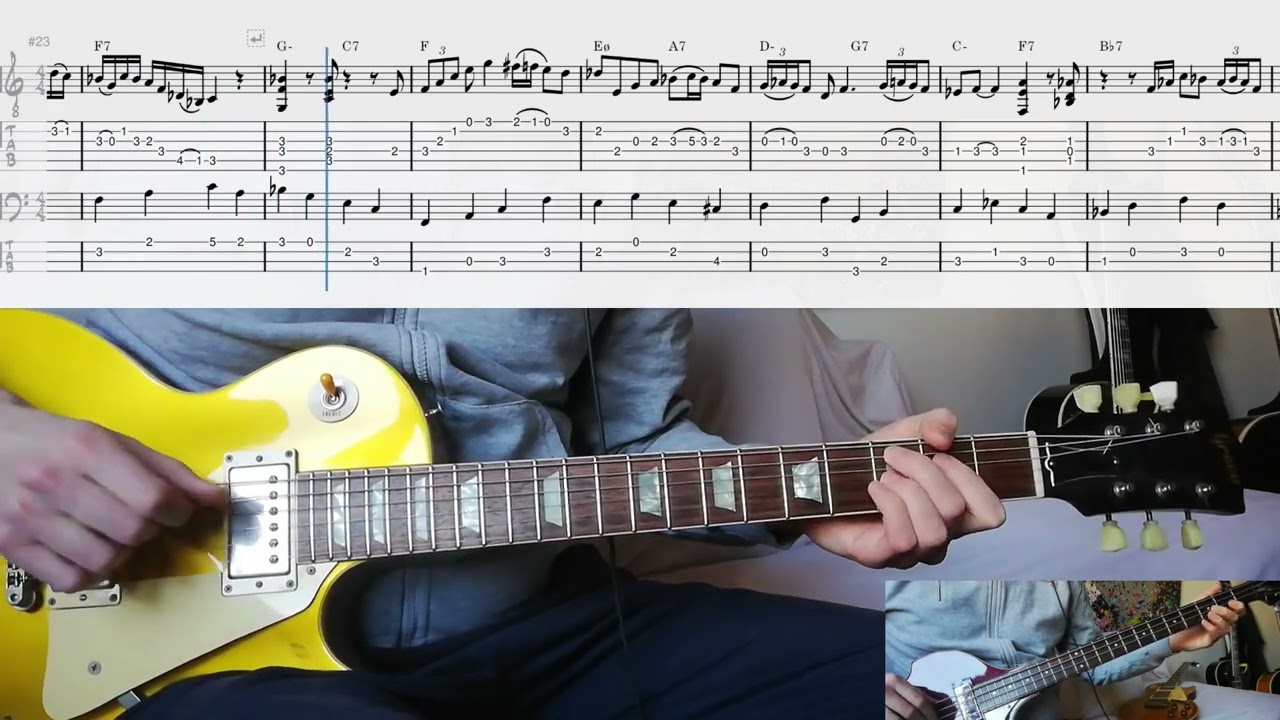 Charlie Parker - Blues for Alice (Guitar and Bass TAB)