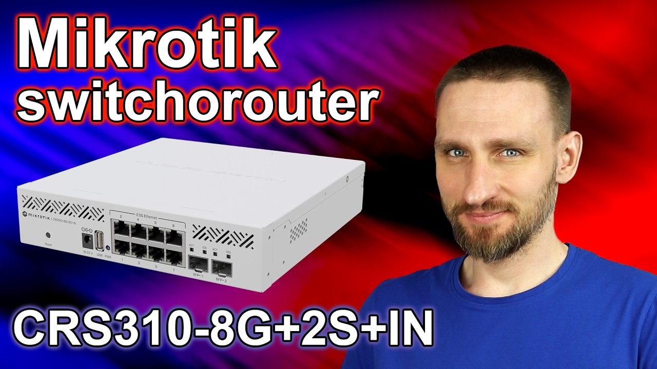 Switch z funkcją routera - test Mikrotik CRS310-8G+2S+IN