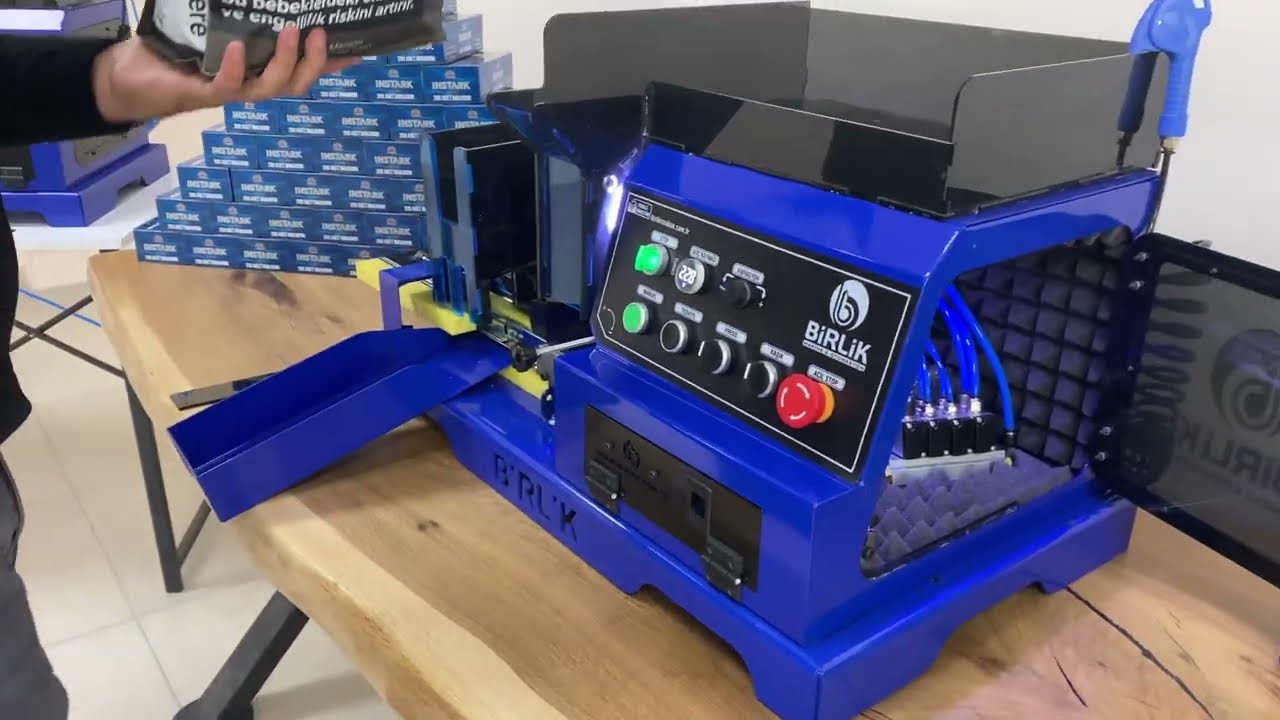 S12 modeli Saatte 2400 sigara dolduran birlik makine