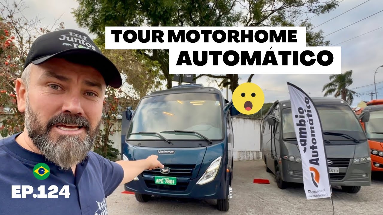 TOUR e test drive em um MOTORHOME AUTOMÁTICO 😮 da Rodo Home - SENSACIONAL!