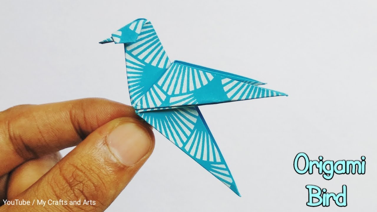 How to make an origami bird easily at home || Origami for beginners