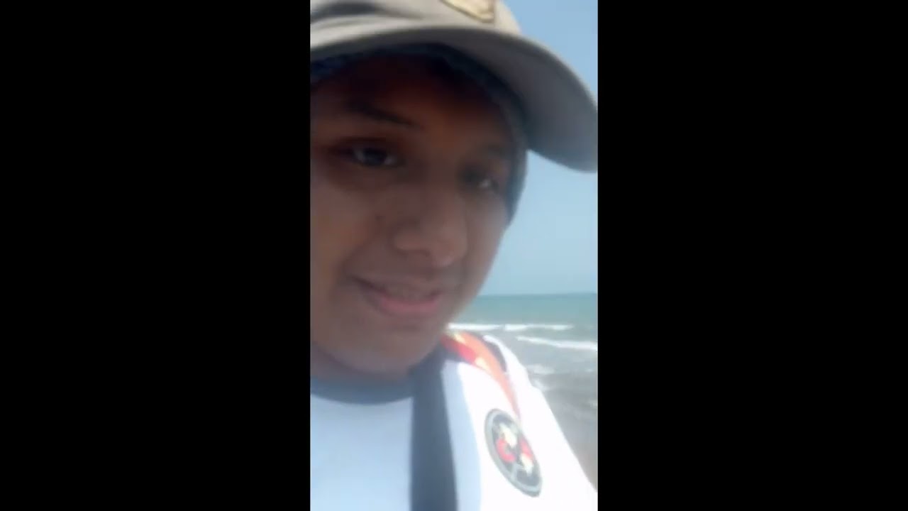 Nos andamos a la playa de la orilla del mar