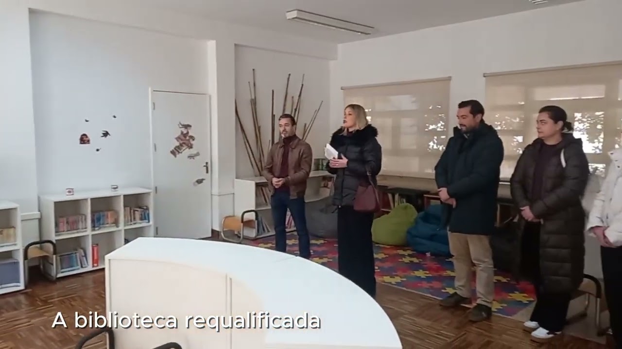 Vídeo da inauguração da requalificação da BE de Serzedo