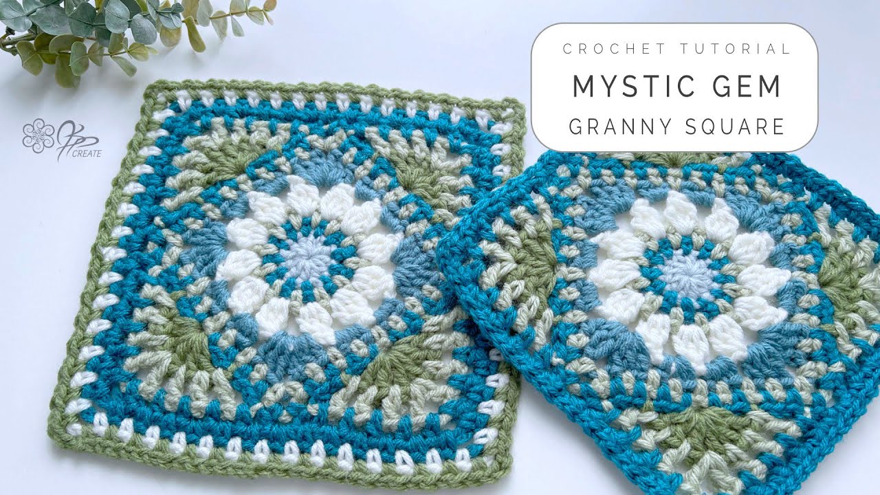 Crochet the Mystic Gem: A Colourful, Geometric Work of Art